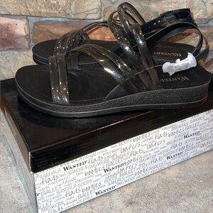 🎀CLEARANCE PRICED Wanted Cannon Women's Black Sandals Shoes Size 7